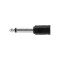 3 STAR A MF2 JM2 - Adaptateur jack 3,5 mm TS femelle vers jack 6,3 mm TS mâle