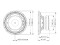 WSF081.82-16 8" Woofer Ferrite Magnet Steel Basket Driver