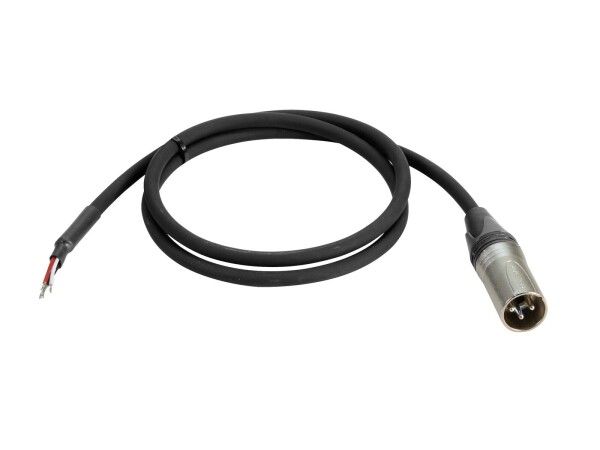 DMX cable XLR 3pol male/cable wires