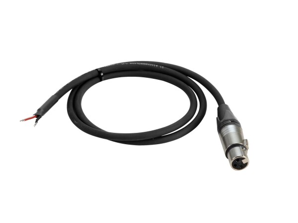 DMX cable XLR 3pol female/cable wires