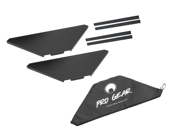 Corner Plates incl. Bag for Mobile DJ Stand