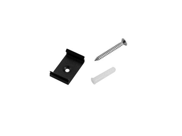 Halterung für U-Profil 20mm Metall sw