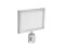 Hinweisschild für Barrier 317x215 silber