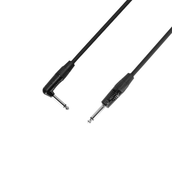 4 STAR IPR 0030 - Patch Cable | Rean® Angled Jack TS x Jack TS | 0.3 m