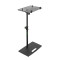 LTS T 02 B - Universal Laptop Stand with Adjustable Holding Pins and Steel Base, Black