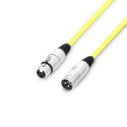 3 STAR MMF 0100 YEL - Microphone Cable | Adam Hall®...