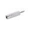 4 STAR A JF3 MM3 METAL - Adapter 6.3 mm jack TRS to 3.5 mm jack TRS