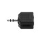 4 STAR AY MF3 MM3 - Adattatore a Y 2 x 3,5 mm jack TRS femmina a 3,5 mm jack TRS femmina