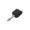 4 STAR AY RF2 JM2 - Y-adapter 2 x RCA female to 6.3 mm jack TS male