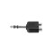 4 STAR AY RF2 JM3 - Adaptateur en Y 2 x RCA femelle vers jack 6,3 mm TRS mâle