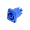 4 STAR P PM IN - Netzsteckverbinder Einbaubuchse PowerIn blue