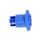 4 STAR P PM IN - Netzsteckverbinder Einbaubuchse PowerIn blue