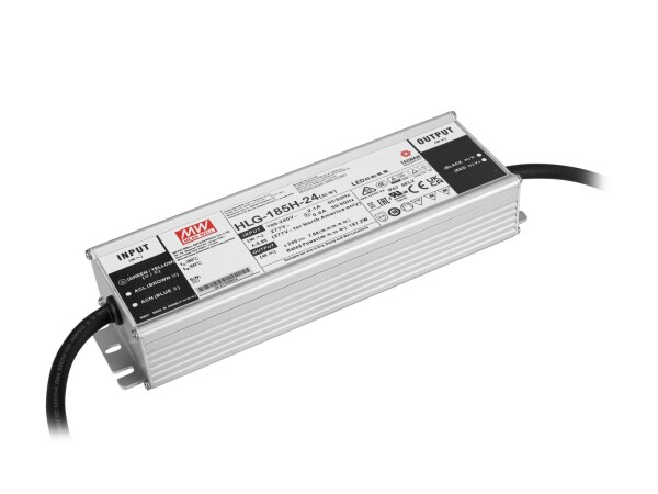 LED Power Supply 187W / 24V IP67 HLG-185H-24