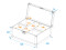 Flightcase 4x AKKU UP-4 Entry/IP UP-4 Entry