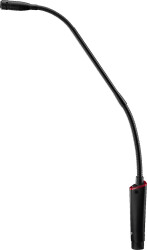 Elektret-Schwanenhalsmikrofon mit On/Off-Taster