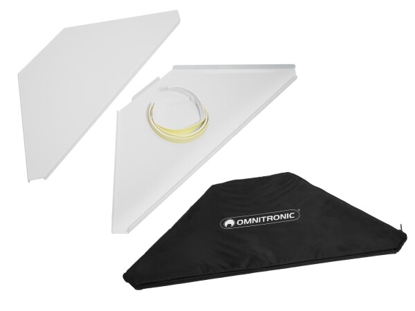 Corner Plates incl. Bag for Mobile DJ Stand wh