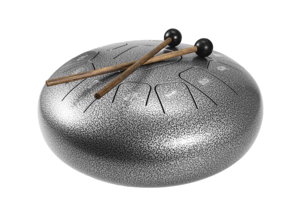 TD-12 Steel Tongue Drum, silver