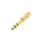 4 STAR A MF3 JM3 GOLD - Adaptateur mini-jack femelle stéréo vers jack 6,3 mm mâle stéréo