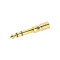 4 STAR A MF3 JM3 GOLD - Adaptateur mini-jack femelle stéréo vers jack 6,3 mm mâle stéréo