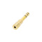 4 STAR A MF3 JM3 GOLD - Adaptateur mini-jack femelle stéréo vers jack 6,3 mm mâle stéréo