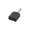 4 STAR AY JF3 JM3 - Y-Adapter 2 x 6,3 mm Klinke TRS female auf 6,3 mm Klinke TRS male