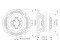 CSF082.00K 8" Coaxial Speaker, Ferrite, Steel Basket Driver