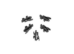 Microphone Cable Clip MK2, black 5x