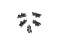 Microphone Cable Clip MK2, black 5x