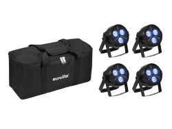 Set 4x LED PARty Hybrid Spot + Soft Bag