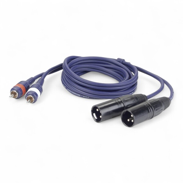 Miete: Audioadapter, 2x RCA - XLR/M, 1.5m