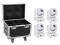 Set 4x LED TMH-S60 Moving-Head-Spot wh + Case