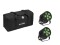 Set 2x LED Silent Par 6 QCL floor bl + Soft-Bag