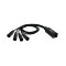 4 STAR CATBOX XM5 - Audio & DMX Multicore | Adam Hall® 4 XLR 5-pole Male x Cat.6a