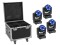 Set 4x LED TMH-H240 Beam/Wash/Flower Effect + Case