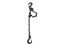 Chain Sling 1leg with shortening hook locked 1m WLL2000kg