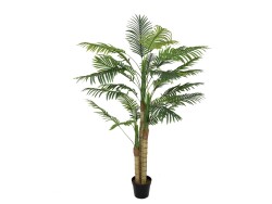 Areca palm, 3 trunks, artificial plant, 150cm