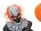 Halloween Figur Clown mit Luftballon, animiert, 166cm