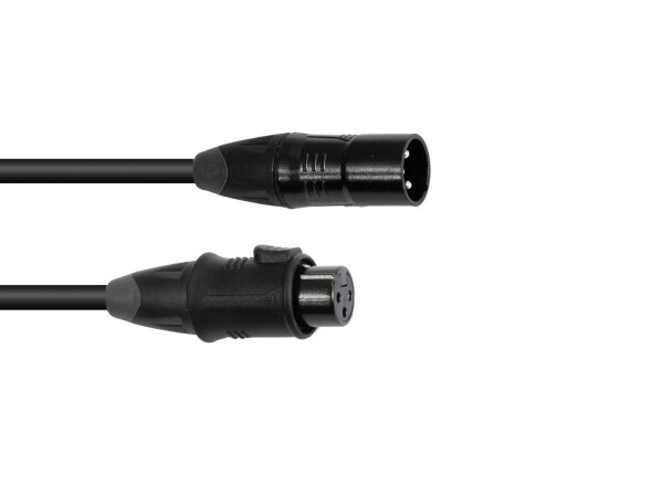 DMX cable EC-1 IP65 3pin 5m bk