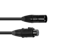 DMX cable EC-1 IP65 3pin 20m bk