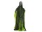 Halloween Figur Skelett mit grünem Umhang, animiert, 170cm