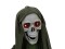 Halloween Figur Skelett mit grünem Umhang, animiert, 170cm