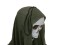 Halloween Figur Skelett mit grünem Umhang, animiert, 170cm