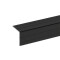 6109 BLK - Aluwinkel Kantenschutz 22 x 22mm, schwarz eloxiert