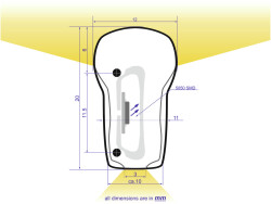 LED Neon Flex 230V Slim neutral white 100cm