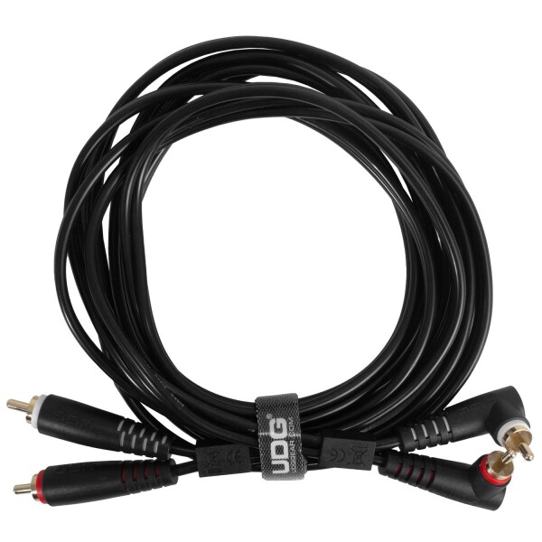 U97001BL RCA-RCA CABLE SET BLK STRA 1.5M