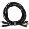 U97001BL RCA-RCA CABLE SET BLK STRA 1.5M