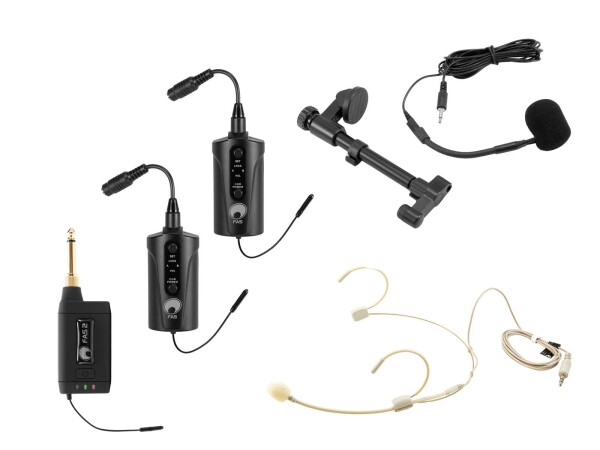 Set FAS TWO + 2x BP + Headset + Acoustic guitar microphone 660-690MHz