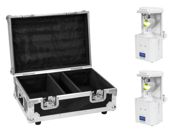 Set 2x LED TSL-350 Scan COB white + Case