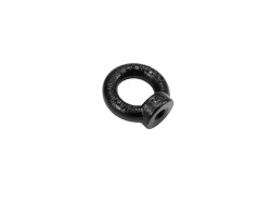 Ring Nut M8 black galvanized DIN 582