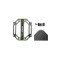 KSX 2 RD SET 2 - Supporto per tastiera con doppio sostegno a X e piano di appoggio Set 2